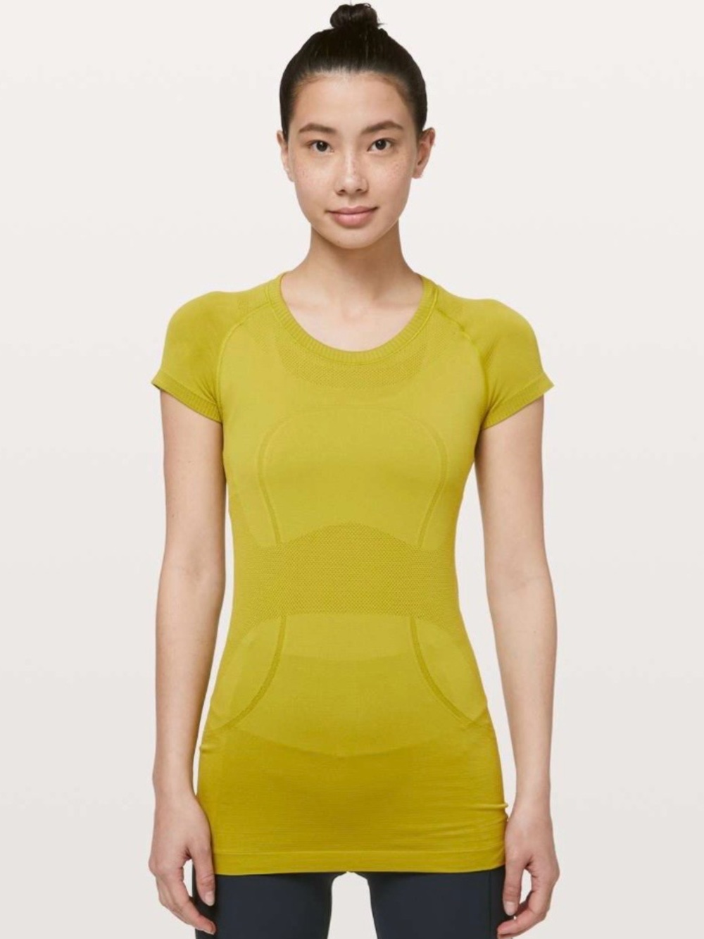 Lululemon Swiftly Tech Short Sleeve Crew Golden Lime Size 10